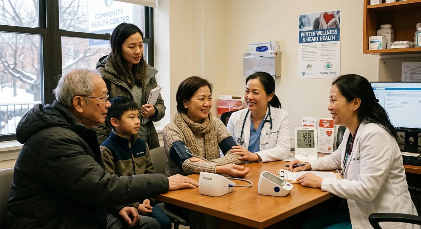 Winter Wellness for Multigenerational Families: Blood Pressure & Heart Health Tips + New Verified Clinics